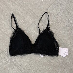 NWT Auden Black Lace Bralette